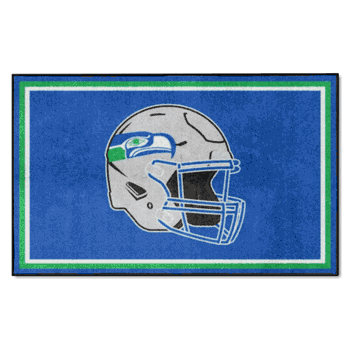 Seattle Seahawks 4ft. x 6ft. Plush Area Rug