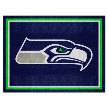 Seattle Seahawks 8ft. x 10 ft. Plush Area Rug