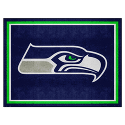 Seattle Seahawks 8ft. x 10 ft. Plush Area Rug