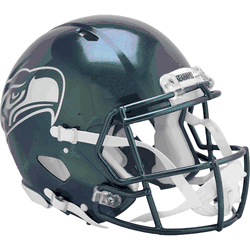 Seattle Seahawks Authentic Speed Full Size Football Helmet 2025 Rivalries Collection
