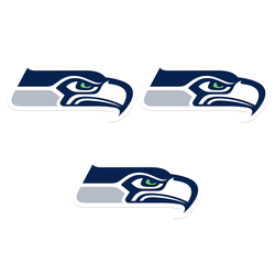 Seattle Seahawks Auto Decal 3 Pack