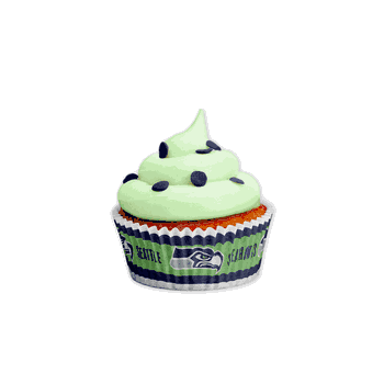Seattle Seahawks Baking Cups Large 50 Pack