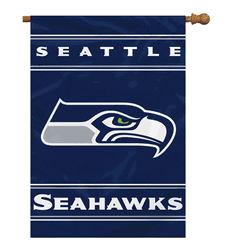 Seattle Seahawks Banner 28x40 House Flag Style 2 Sided CO