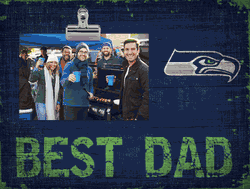 Seattle Seahawks Best Dad Clip Frame