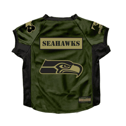 Seattle Seahawks Big Valor Pet Stretch Jersey - BIG
