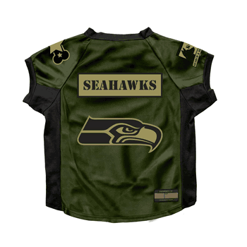 Seattle Seahawks Big Valor Pet Stretch Jersey - BIG