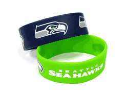 Seattle Seahawks Bracelets 2 Pack Wide