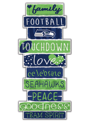 Seattle Seahawks Celebrations Stack 24" Sign
