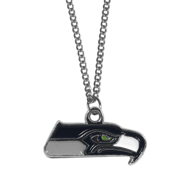 Seattle Seahawks Chain Necklace with Small Charm