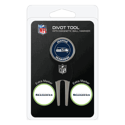 Seattle Seahawks Divot Tool Pack - Signature tool w/ 3 markers