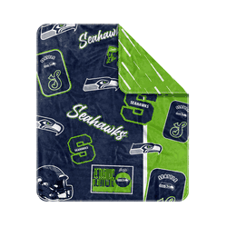 Seattle Seahawks Dream Weave Throw 50x60