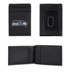 Seattle Seahawks  Embroidered Front Pocket Wallet - Slim/Light Weight