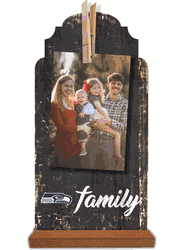 Seattle Seahawks Family Clothespin 6x12