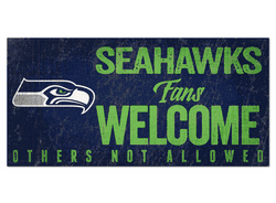 Seattle Seahawks Fans Welcome Sign