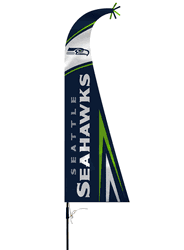 Seattle Seahawks Flag Premium Feather Style CO