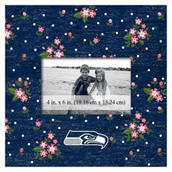 Seattle Seahawks Floral 10x10 Frame