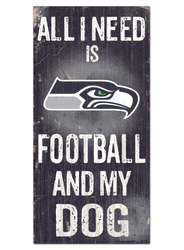 Seattle Seahawks Football and My Dog Sign