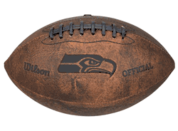 Seattle Seahawks Football - Vintage Throwback - 9 Inches