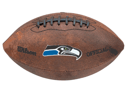 Seattle Seahawks Football Vintage Throwback 9 Inches Color Logo