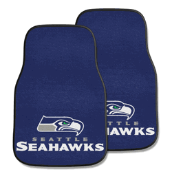 Seattle Seahawks Front Carpet Car Mat Set - 2 Pieces