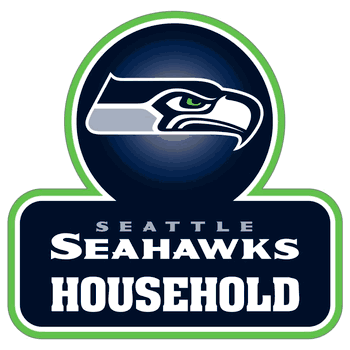 Seattle Seahawks Household Auto Decal