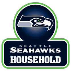 Seattle Seahawks Household Auto Decal