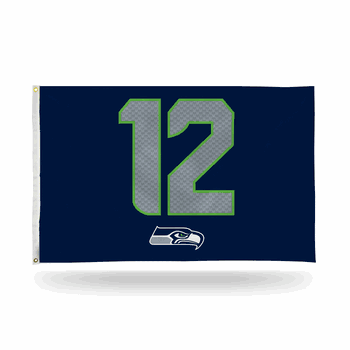 Seattle Seahawks Jersey 12 Banner Flag