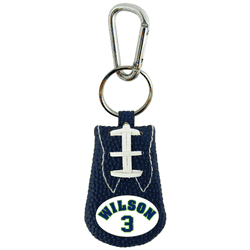 Seattle Seahawks Keychain Team Color Jersey Russell Wilson Design CO