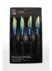 Seattle Seahawks Knife Set - Steak - 4 Pack