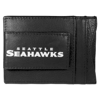 Seattle Seahawks Logo Leather Cash and Cardholder