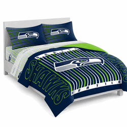 Seattle Seahawks Momentum Bed In A Bag Queen