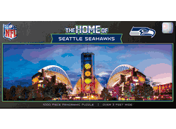 Seattle Seahawks NFL 1000pc Panoramic Puzzle - Stadium