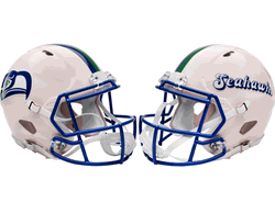 Seattle Seahawks NFL Full Size Replica Speed Football Helmet RETRO