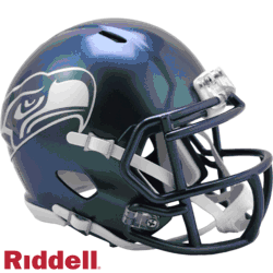 Seattle Seahawks NFL Mini Speed Football Helmet 2025 Rivalries Collection