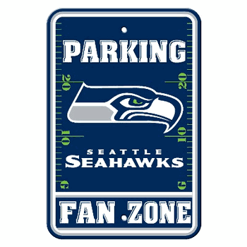 Seattle Seahawks Parking Sign