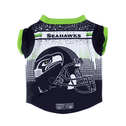 Seattle Seahawks Pet Performance Tee Shirt Xtra Small