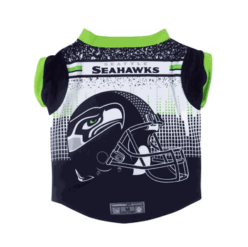 Seattle Seahawks Pet Performance Tee Shirt Xtra Small