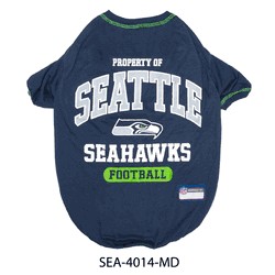 Seattle Seahawks Pet Tee Shirt - Medium