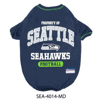 Seattle Seahawks Pet Tee Shirt - Medium
