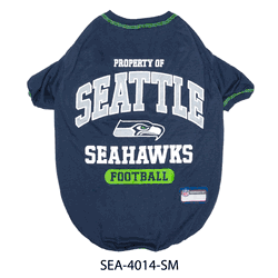 Seattle Seahawks Pet Tee Shirt Small