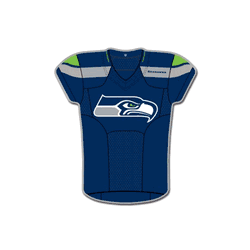 Seattle Seahawks Pin Collector Jewelry Card Style Jersey
