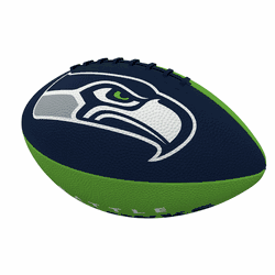 Seattle Seahawks Pinwheel Logo Junior-Size Rubber Football