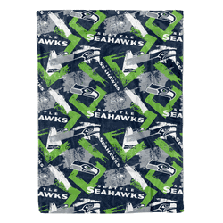 Seattle Seahawks Plush Throw 50x70