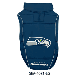Seattle Seahawks Puffer Vest Large