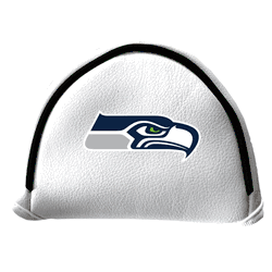 Seattle Seahawks Putter Cover - Mallet (White)