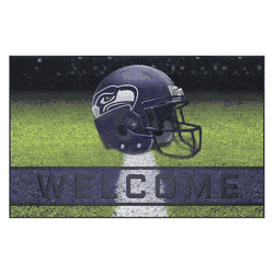 Seattle Seahawks Rubber Door Mat - 18in. x 30in.