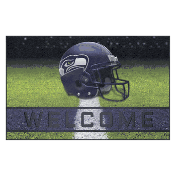 Seattle Seahawks Rubber Door Mat - 18in. x 30in.