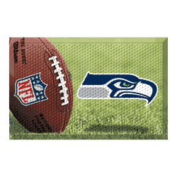 Seattle Seahawks Rubber Scraper Door Mat