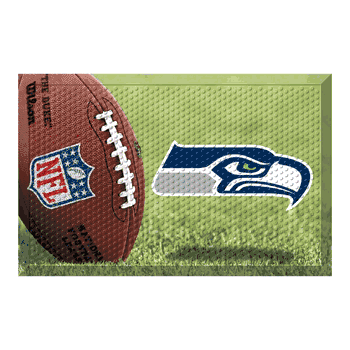 Seattle Seahawks Rubber Scraper Door Mat
