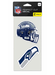 Seattle Seahawks Set of 2 Die Cut Decals